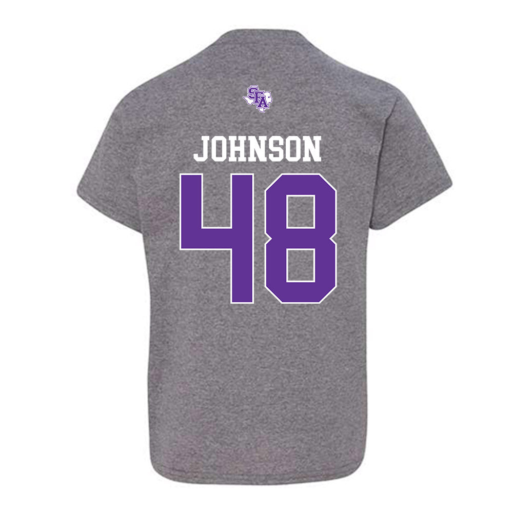 SFA - NCAA Football : Broderick Johnson - Youth T-Shirt-1