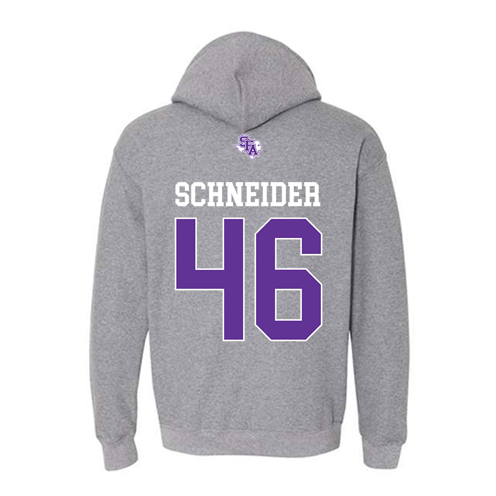 SFA - NCAA Baseball : Cooper Schneider - Hooded Sweatshirt-1