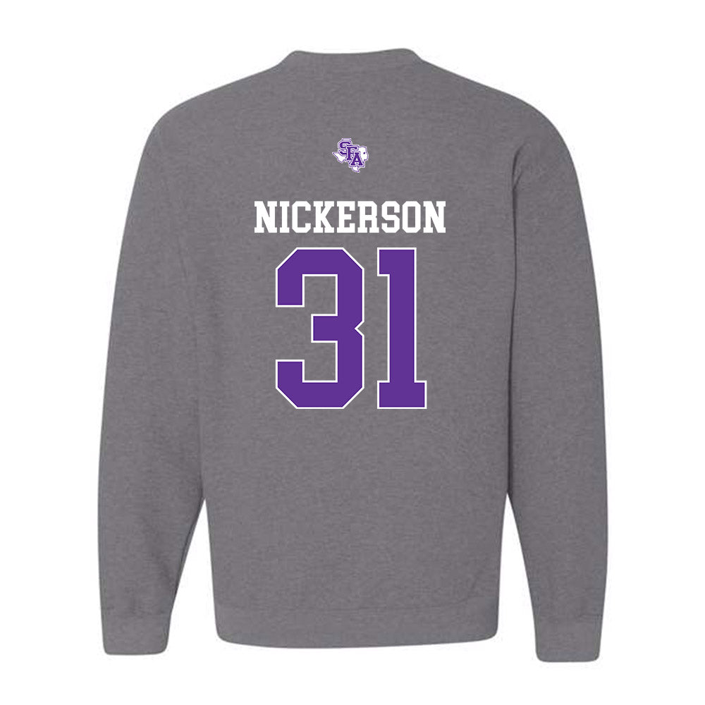 SFA - NCAA Baseball : Trent Nickerson - Crewneck Sweatshirt-1