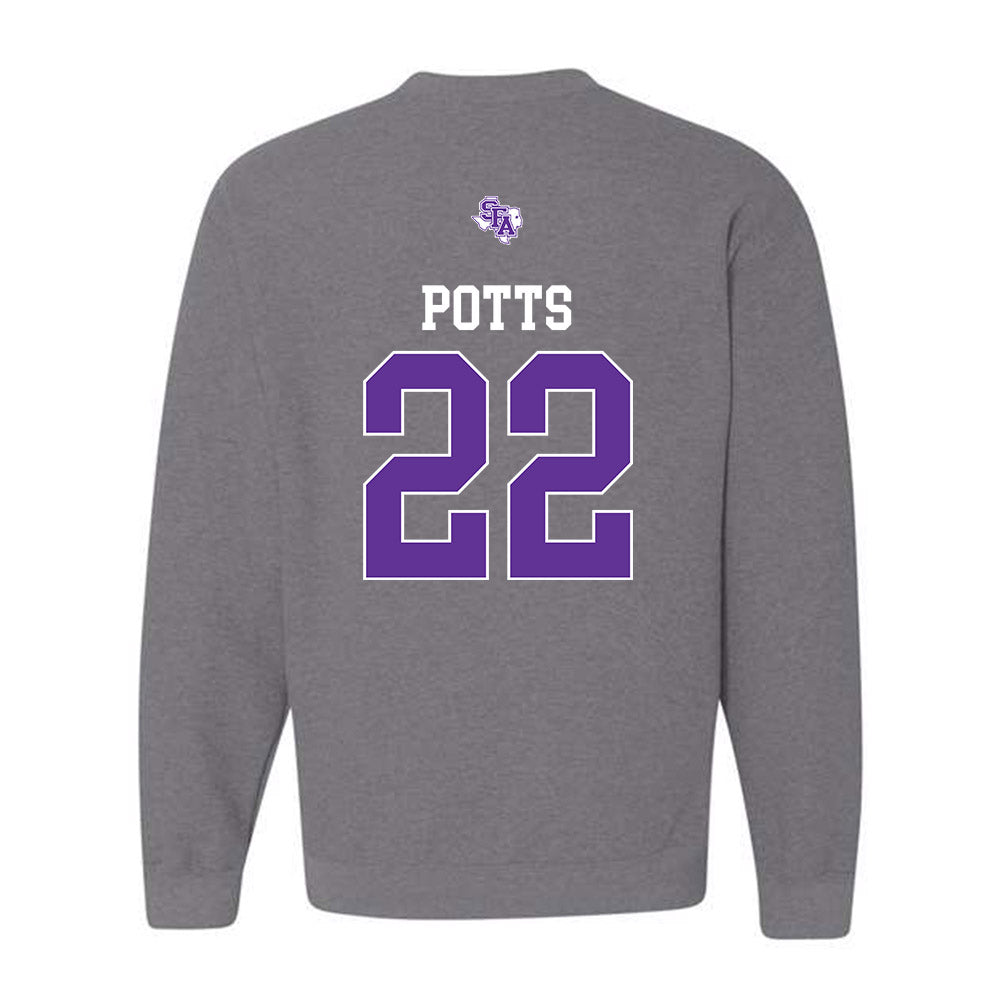 SFA - NCAA Football : Xavier Potts - Crewneck Sweatshirt-1