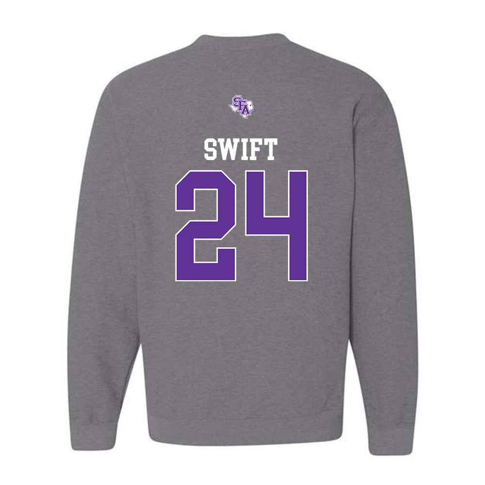 SFA - NCAA Baseball : Julian Swift - Crewneck Sweatshirt-1