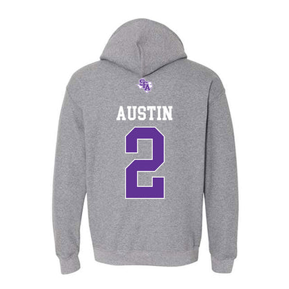 SFA - NCAA Football : Aaron Austin - Hooded Sweatshirt-1
