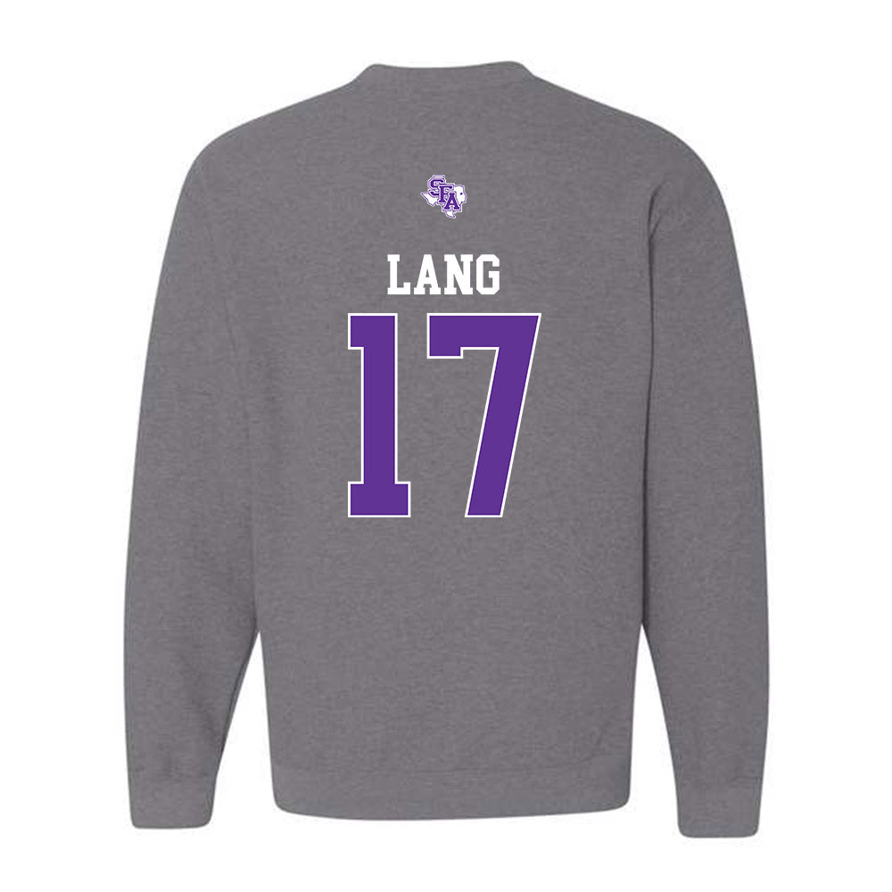 SFA - NCAA Football : Donovan Lang - Crewneck Sweatshirt-1
