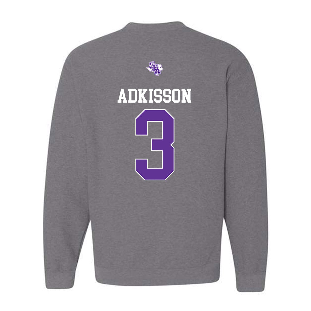 SFA - NCAA Baseball : Ethan Adkisson - Crewneck Sweatshirt-1