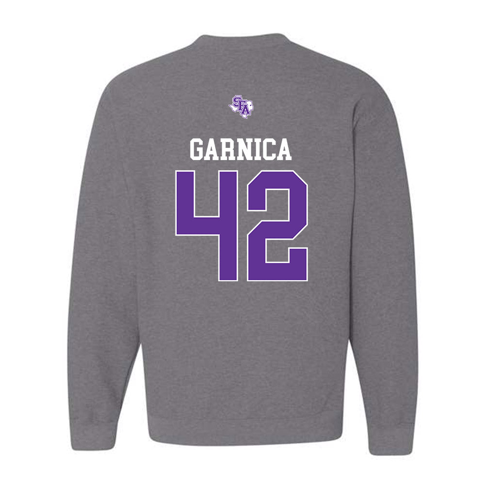 SFA - NCAA Baseball : Isaiah Garnica - Crewneck Sweatshirt-1