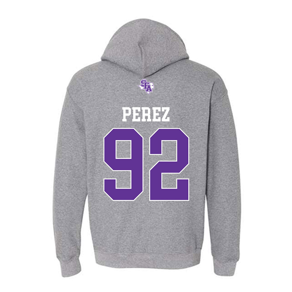SFA - NCAA Football : Nicholas Perez - Hooded Sweatshirt-1