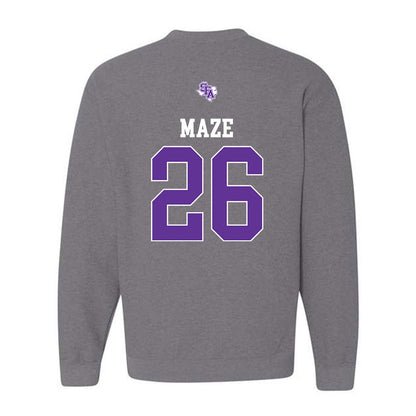 SFA - NCAA Football : Justin Maze - Crewneck Sweatshirt-1