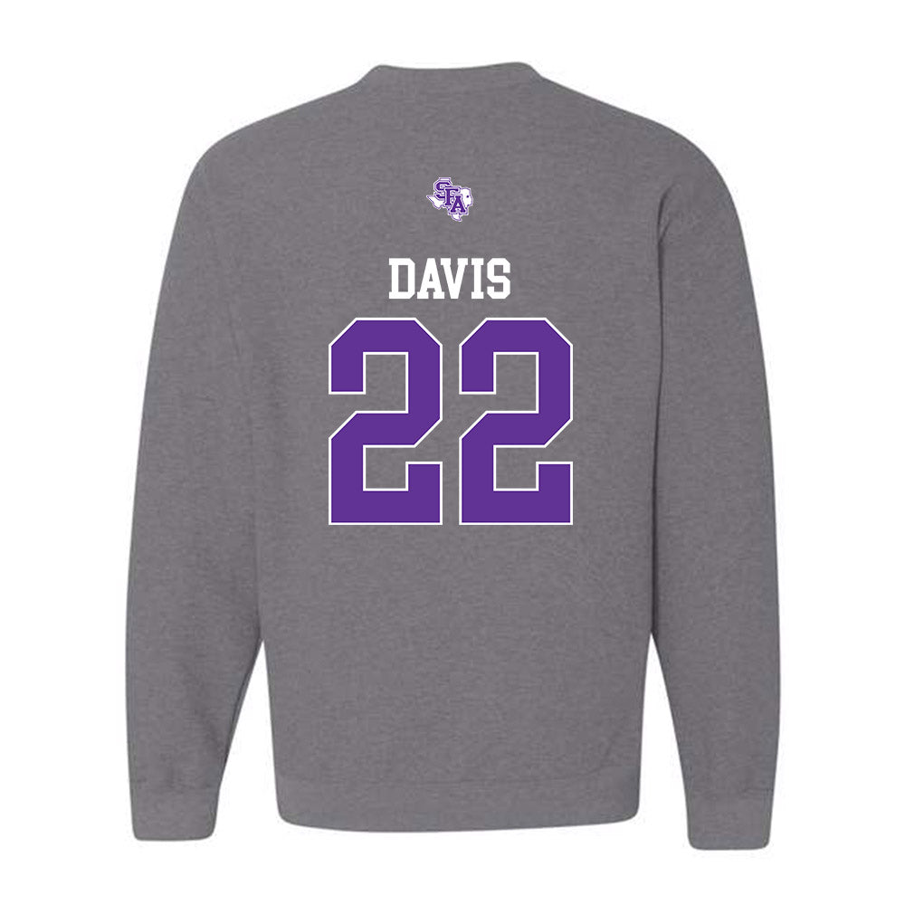 SFA - NCAA Women's Soccer : Kamrynn Davis - Crewneck Sweatshirt-1