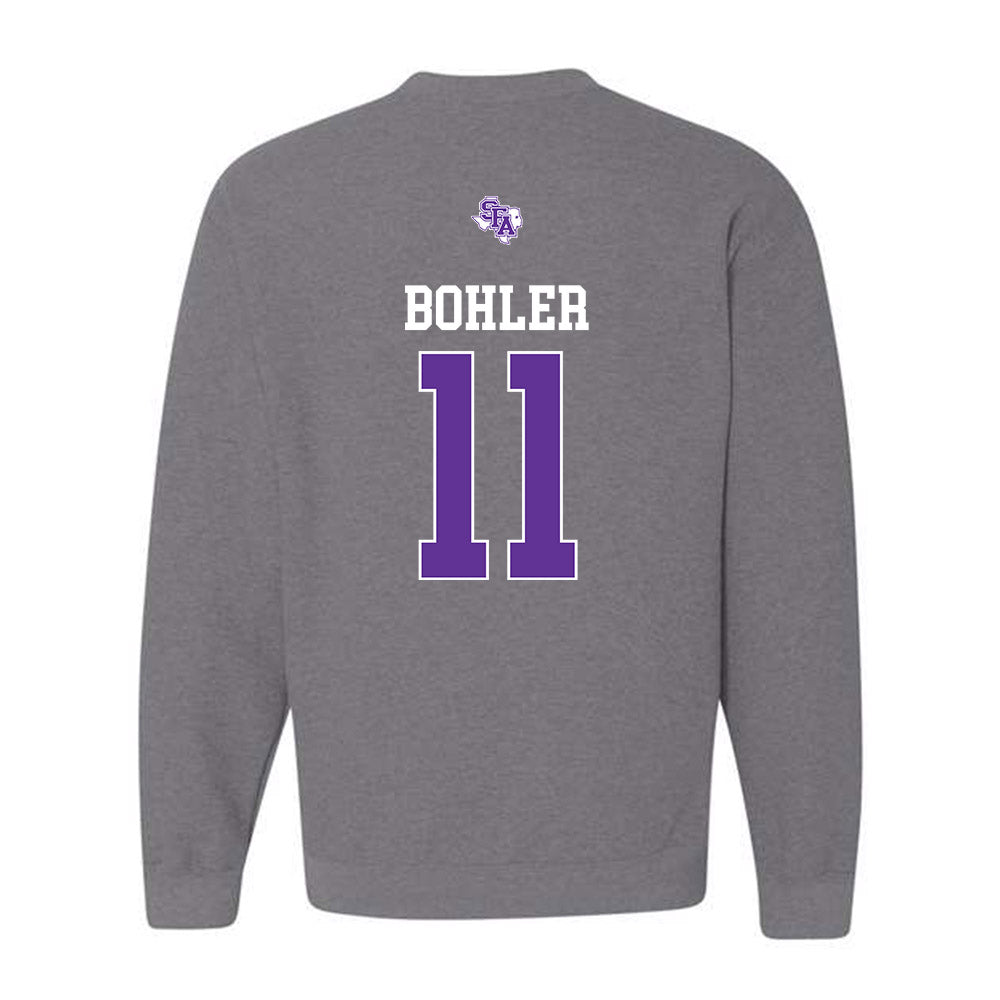 SFA - NCAA Football : Derrick Bohler - Crewneck Sweatshirt-1