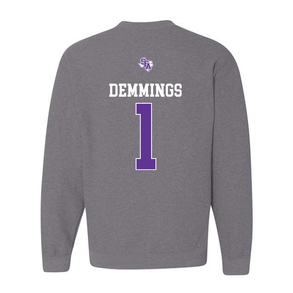SFA - NCAA Football : Charles Demmings - Crewneck Sweatshirt-1