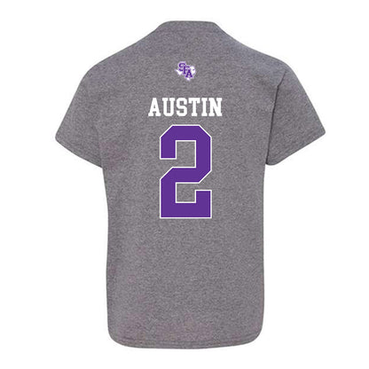 SFA - NCAA Football : Aaron Austin - Youth T-Shirt-1