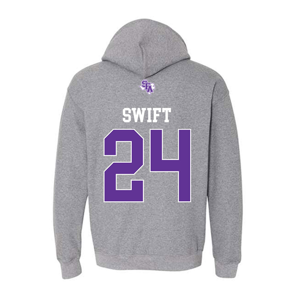 SFA - NCAA Baseball : Julian Swift - Hooded Sweatshirt-1