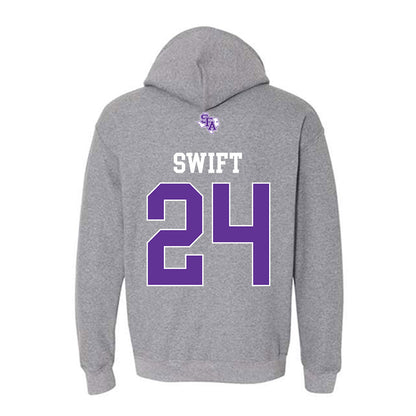 SFA - NCAA Baseball : Julian Swift - Hooded Sweatshirt-1