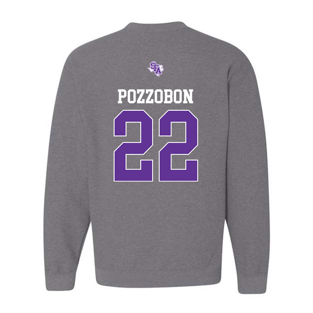 SFA - NCAA Football : Lachie Pozzobon - Crewneck Sweatshirt-1