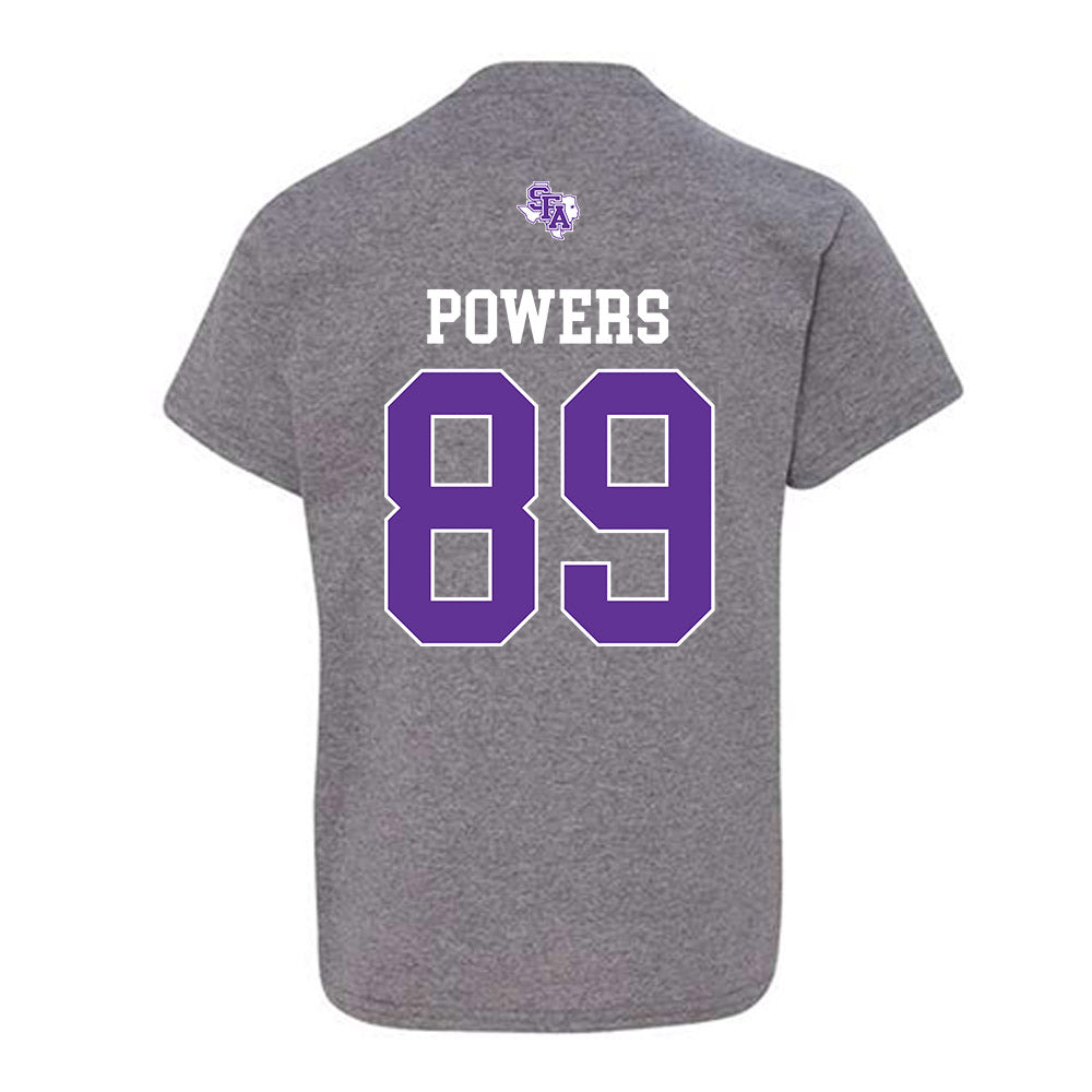 SFA - NCAA Football : Jerrale Powers - Youth T-Shirt-1