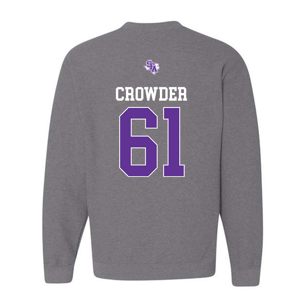 SFA - NCAA Football : Jason Crowder - Crewneck Sweatshirt-1