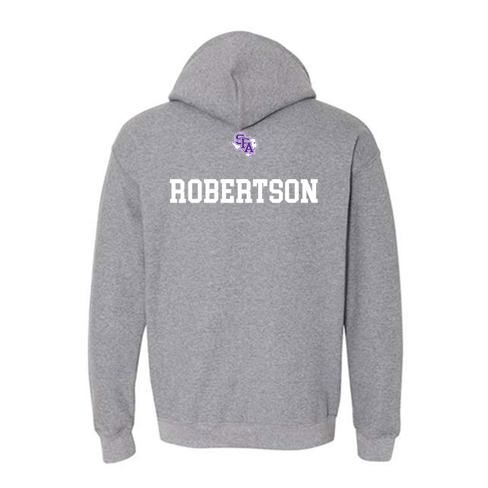 SFA - NCAA Men's Golf : Zach Robertson - Hooded Sweatshirt-1