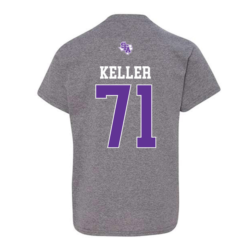 SFA - NCAA Football : Robert Keller - Youth T-Shirt-1