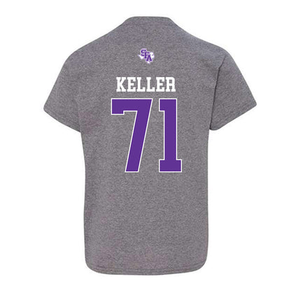 SFA - NCAA Football : Robert Keller - Youth T-Shirt-1