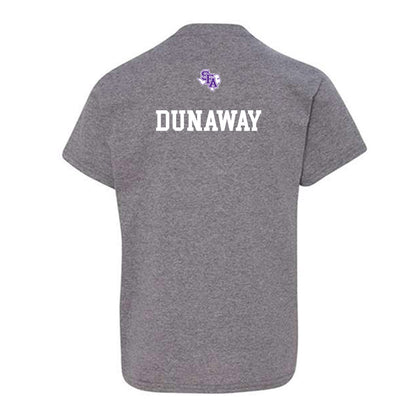 SFA - NCAA Men's Golf : Cayden Dunaway - Youth T-Shirt-1