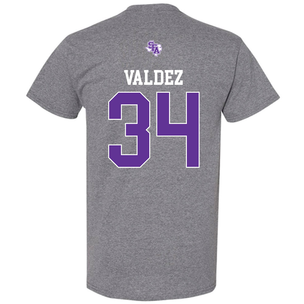SFA - NCAA Baseball : Jonathan Valdez - T-Shirt-1