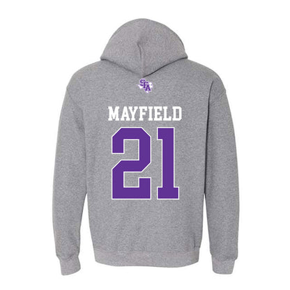 SFA - NCAA Football : Jayvin Mayfield - Hooded Sweatshirt-1