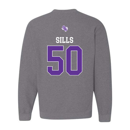 SFA - NCAA Football : Wiley Sills - Crewneck Sweatshirt-1