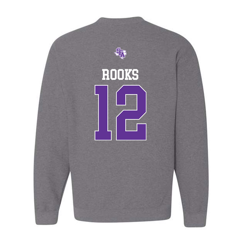 SFA - NCAA Football : Jacob Rooks - Crewneck Sweatshirt-1