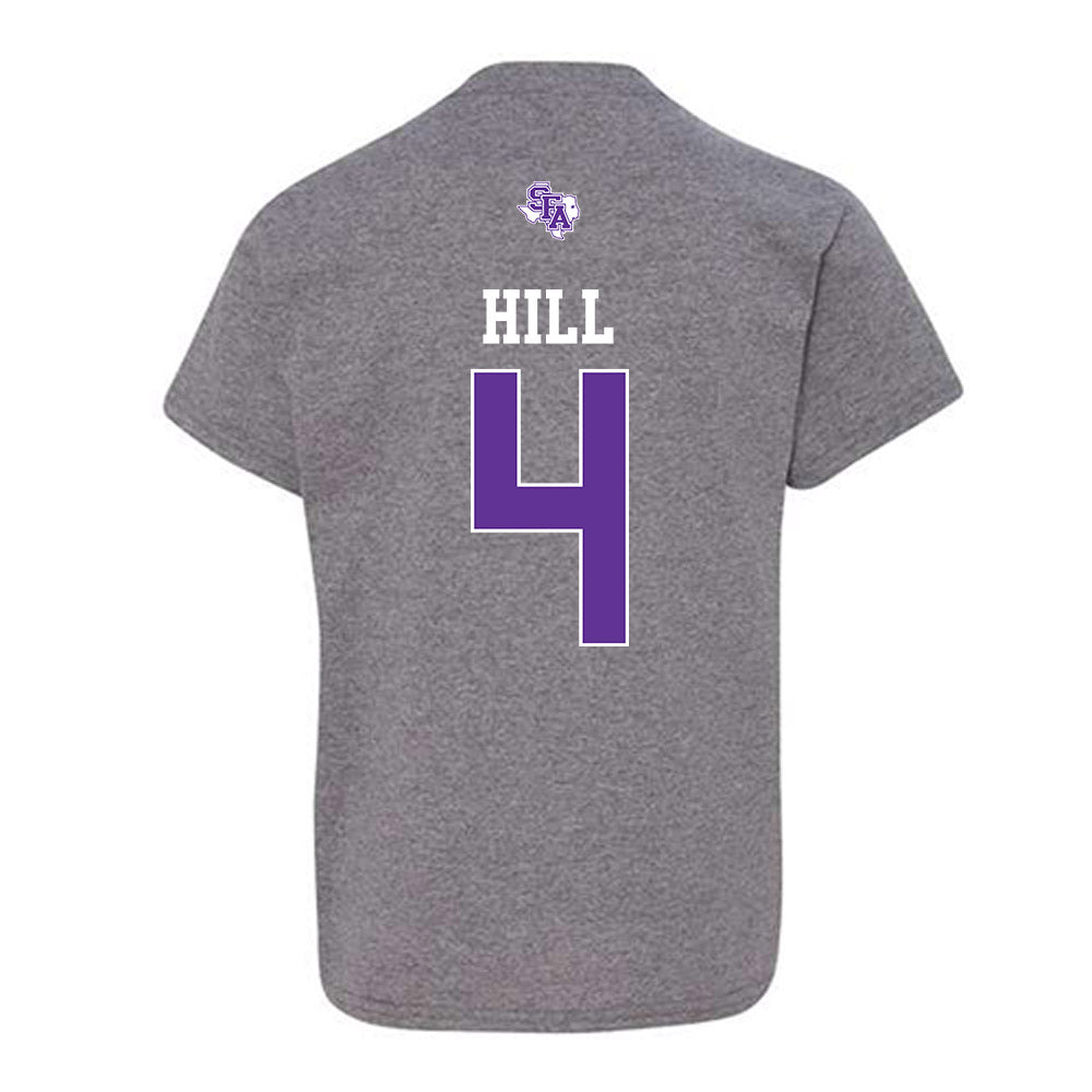 SFA - NCAA Women's Volleyball : Camryn Hill - Youth T-Shirt-1