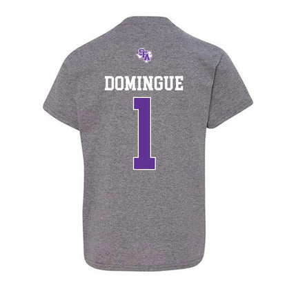 SFA - NCAA Women's Basketball : Harmanie Domingue - Youth T-Shirt-1