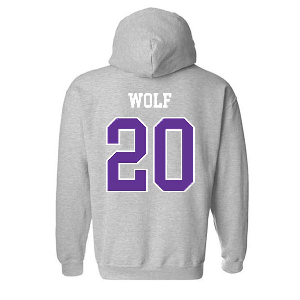 SFA - NCAA Baseball : Blake Wolf - Hooded Sweatshirt-1