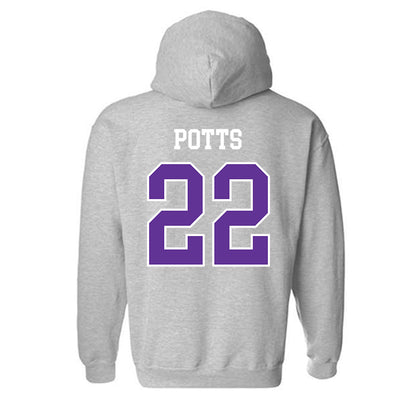 SFA - NCAA Football : Xavier Potts - Hooded Sweatshirt-1