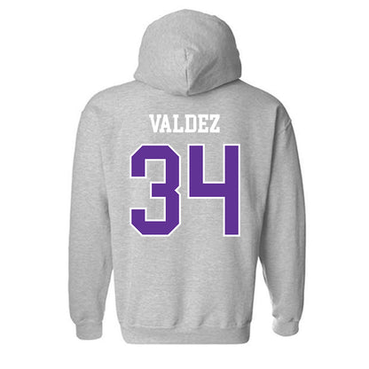 SFA - NCAA Baseball : Jonathan Valdez - Hooded Sweatshirt-1