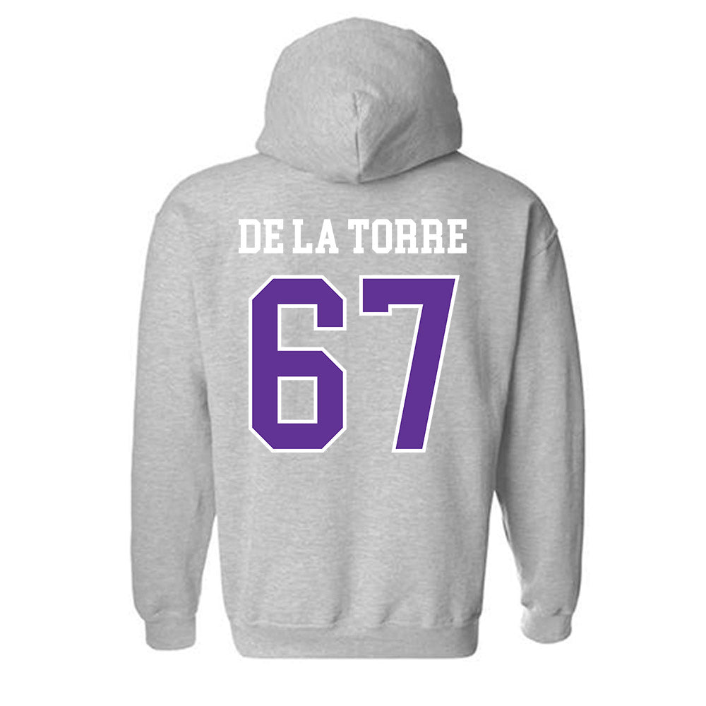 SFA - NCAA Football : Kolt De La Torre - Hooded Sweatshirt-1