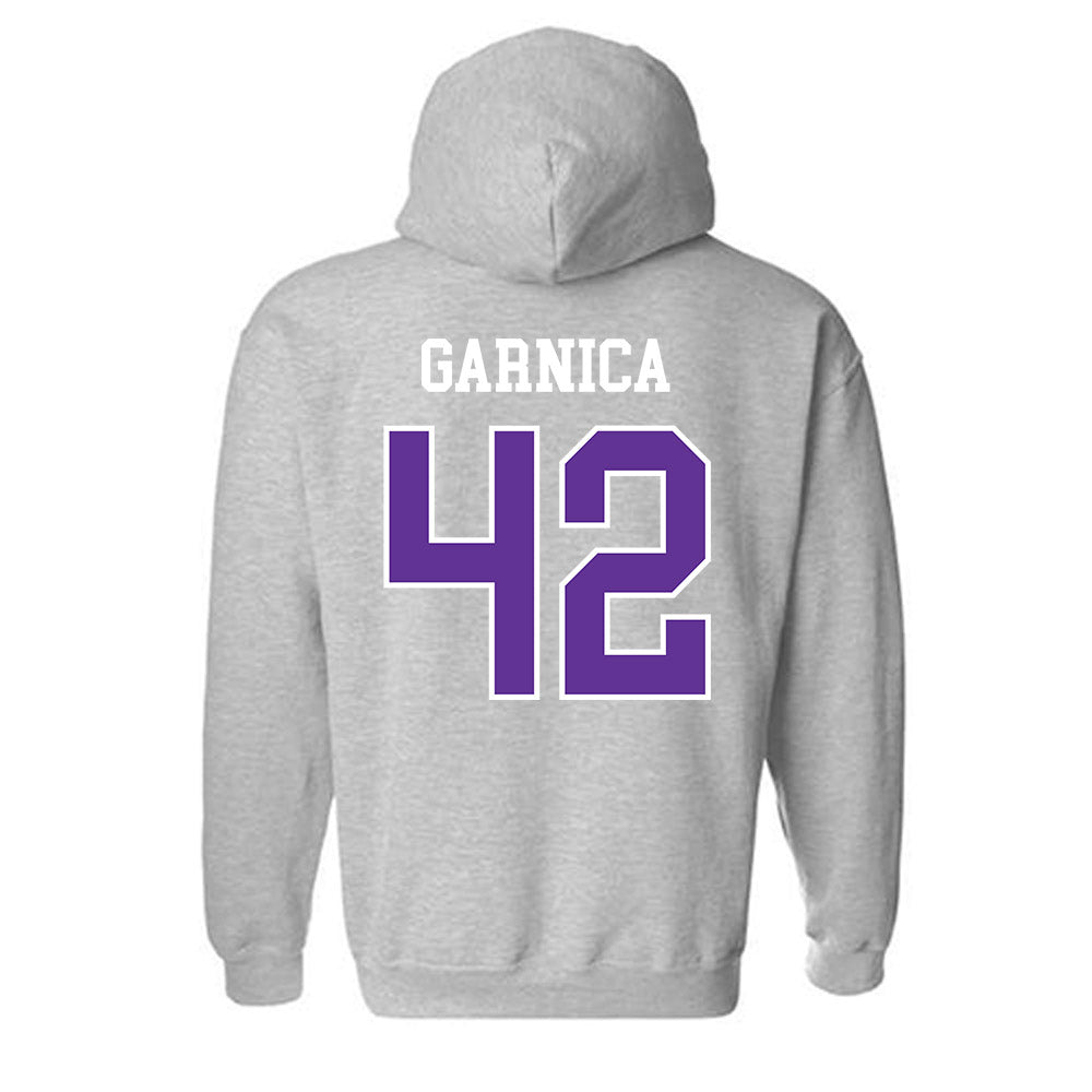 SFA - NCAA Baseball : Isaiah Garnica - Hooded Sweatshirt-1