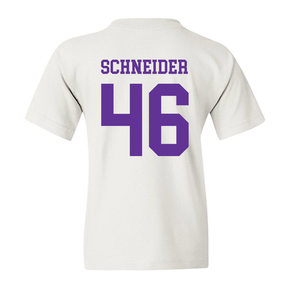 SFA - NCAA Baseball : Cooper Schneider - Youth T-Shirt-1