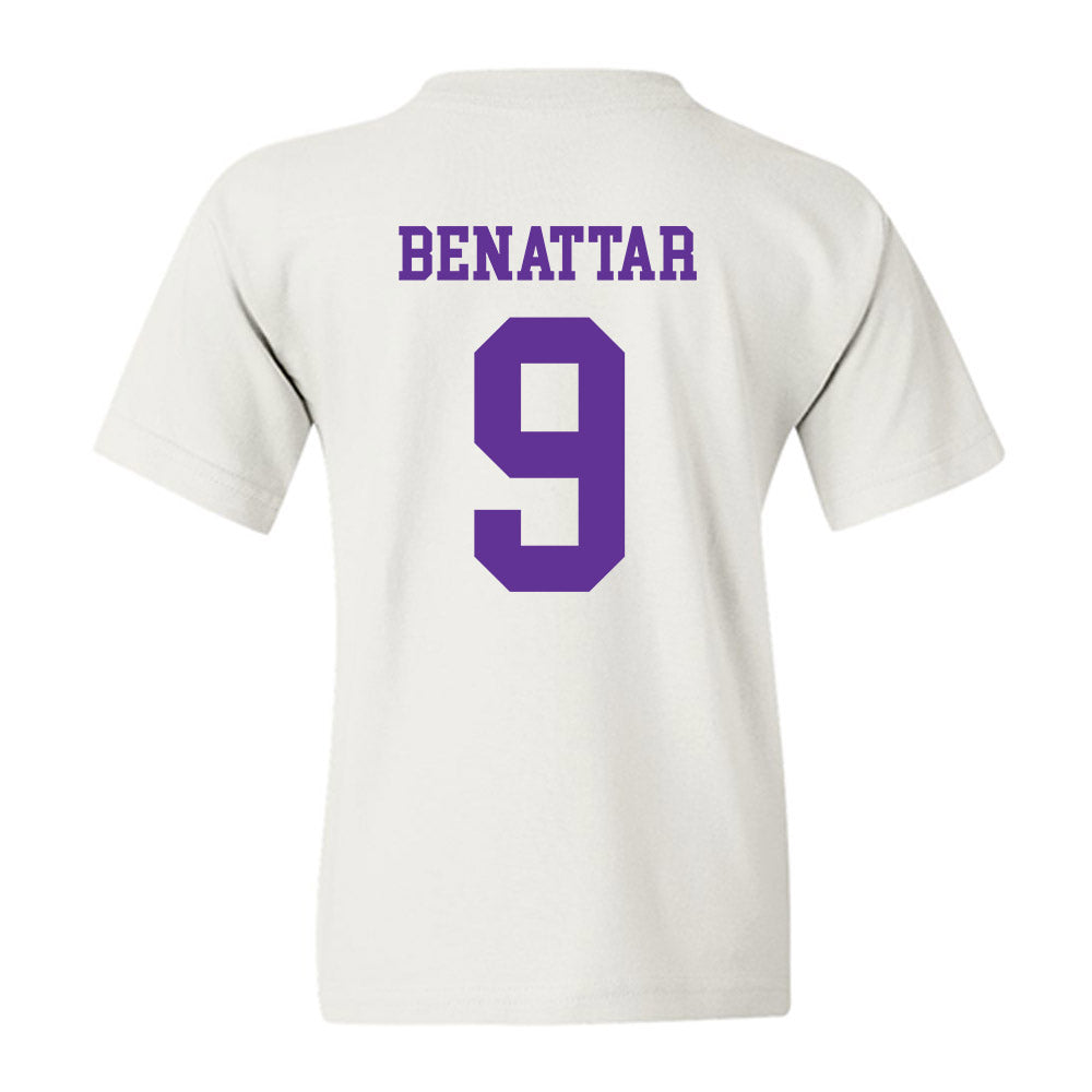 SFA - NCAA Baseball : Jackson Benattar - Youth T-Shirt-1