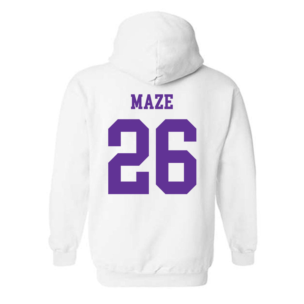 SFA - NCAA Football : Justin Maze - Hooded Sweatshirt-1