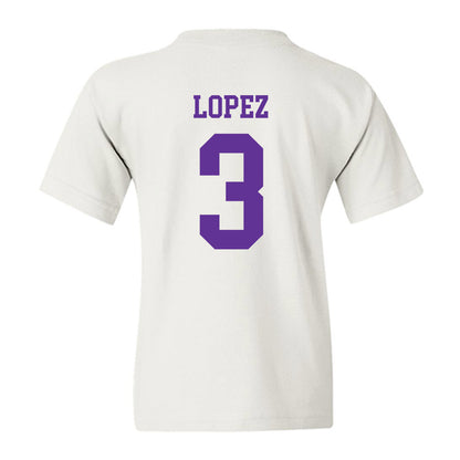SFA - NCAA Women's Soccer : Laela Lopez - Youth T-Shirt-1