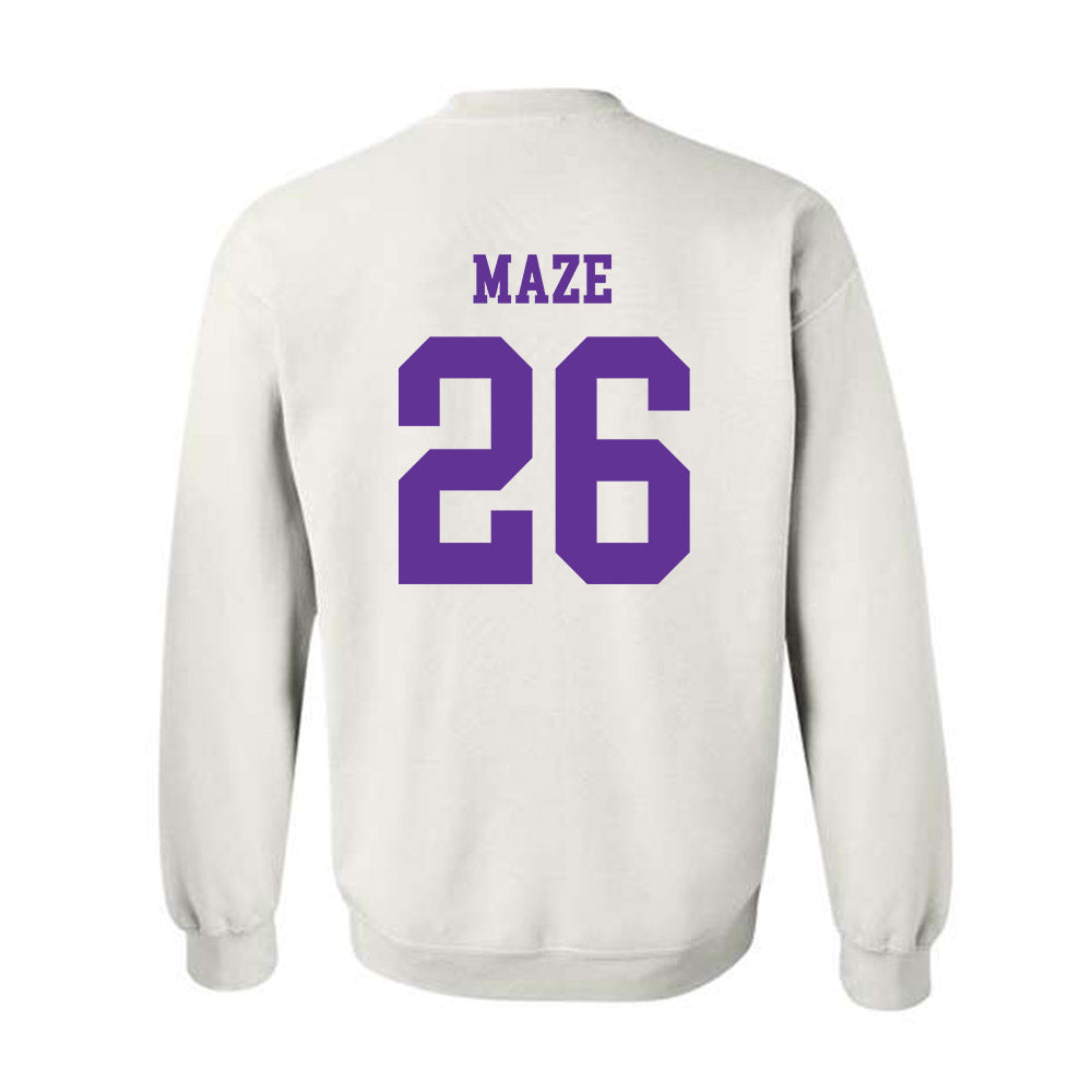 SFA - NCAA Football : Justin Maze - Crewneck Sweatshirt-1