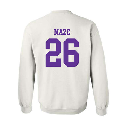 SFA - NCAA Football : Justin Maze - Crewneck Sweatshirt-1