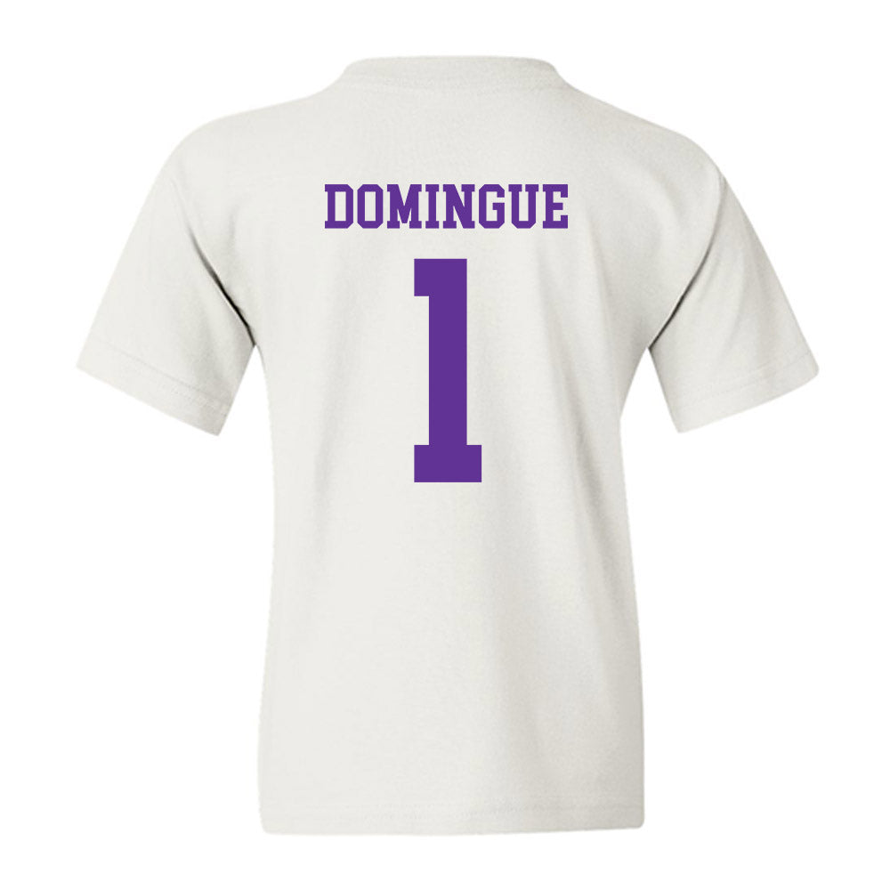 SFA - NCAA Women's Basketball : Harmanie Domingue - Youth T-Shirt-1