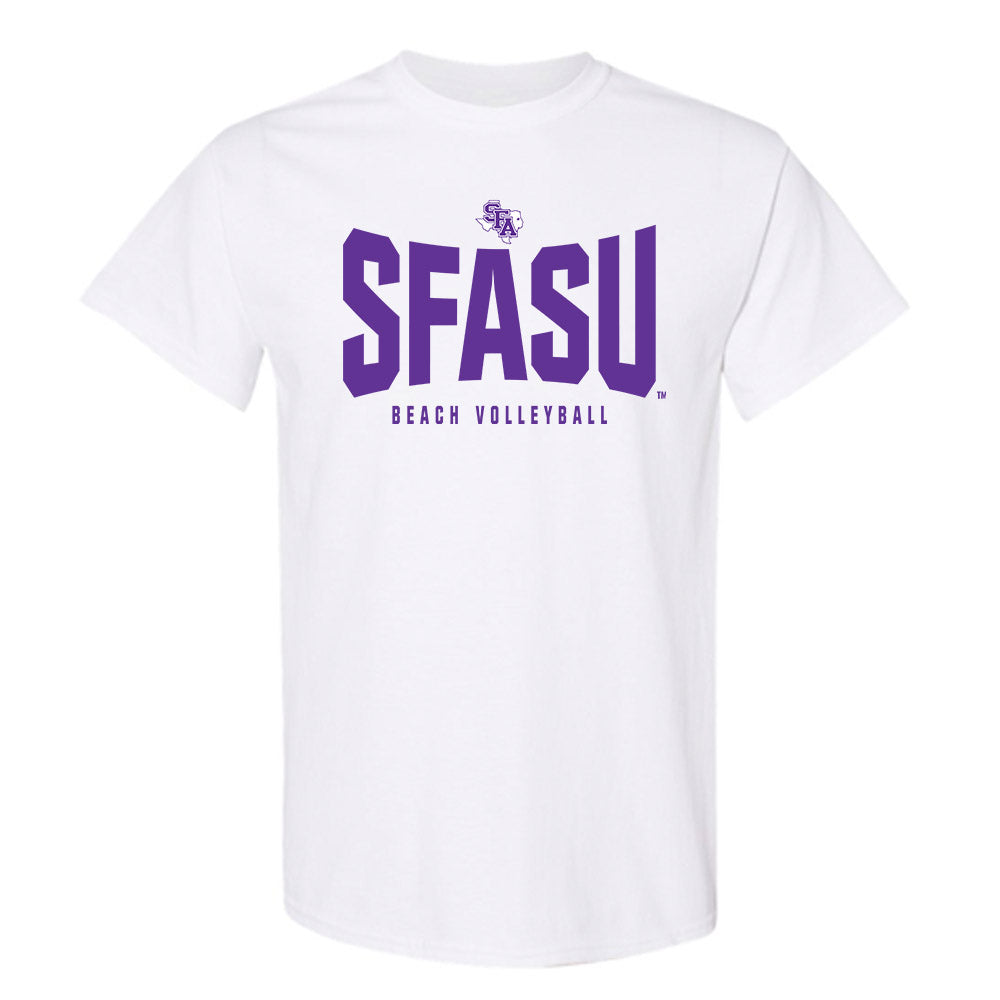 SFA - NCAA Beach Volleyball : Tessa Rogers - T-Shirt-0