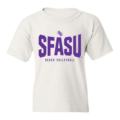 SFA - NCAA Beach Volleyball : Tessa Rogers - Youth T-Shirt-0