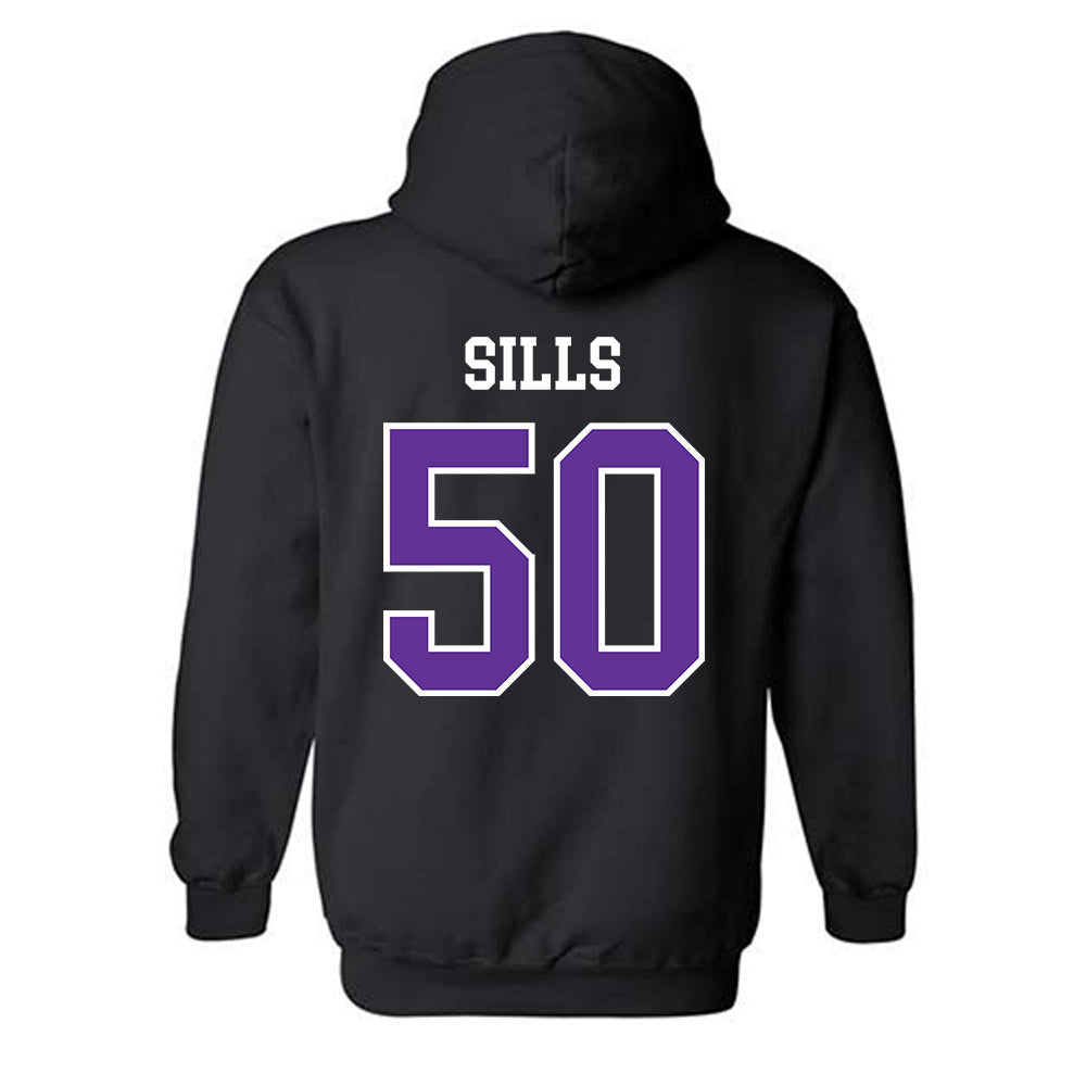 SFA - NCAA Football : Wiley Sills - Hooded Sweatshirt-1