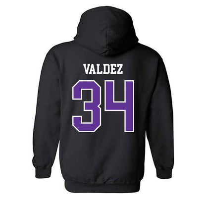 SFA - NCAA Baseball : Jonathan Valdez - Hooded Sweatshirt-1
