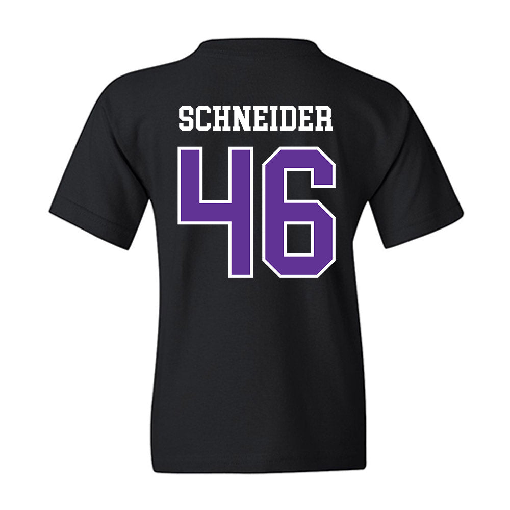 SFA - NCAA Baseball : Cooper Schneider - Youth T-Shirt-1