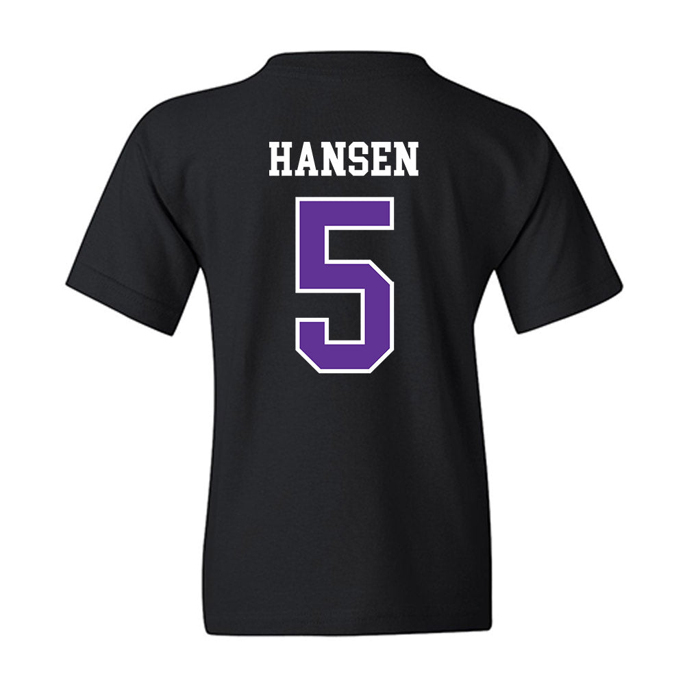 SFA - NCAA Beach Volleyball : Katie Hansen - Youth T-Shirt-1