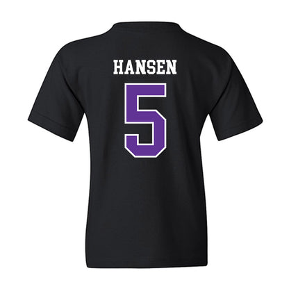 SFA - NCAA Beach Volleyball : Katie Hansen - Youth T-Shirt-1