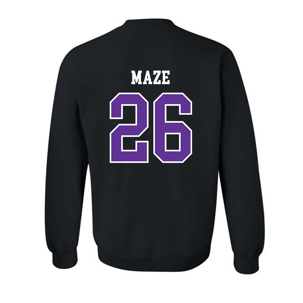 SFA - NCAA Football : Justin Maze - Crewneck Sweatshirt-1